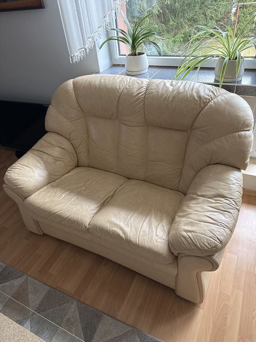 Kanapy 100% skórzane 2szt