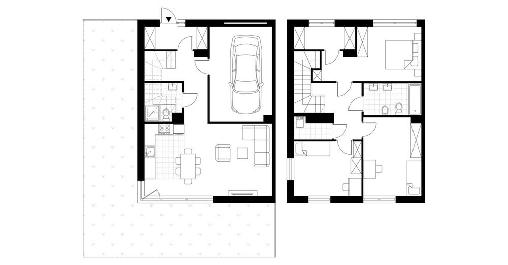 Smart dom: Ogród 199,5 m2, garaż, parking w cenie