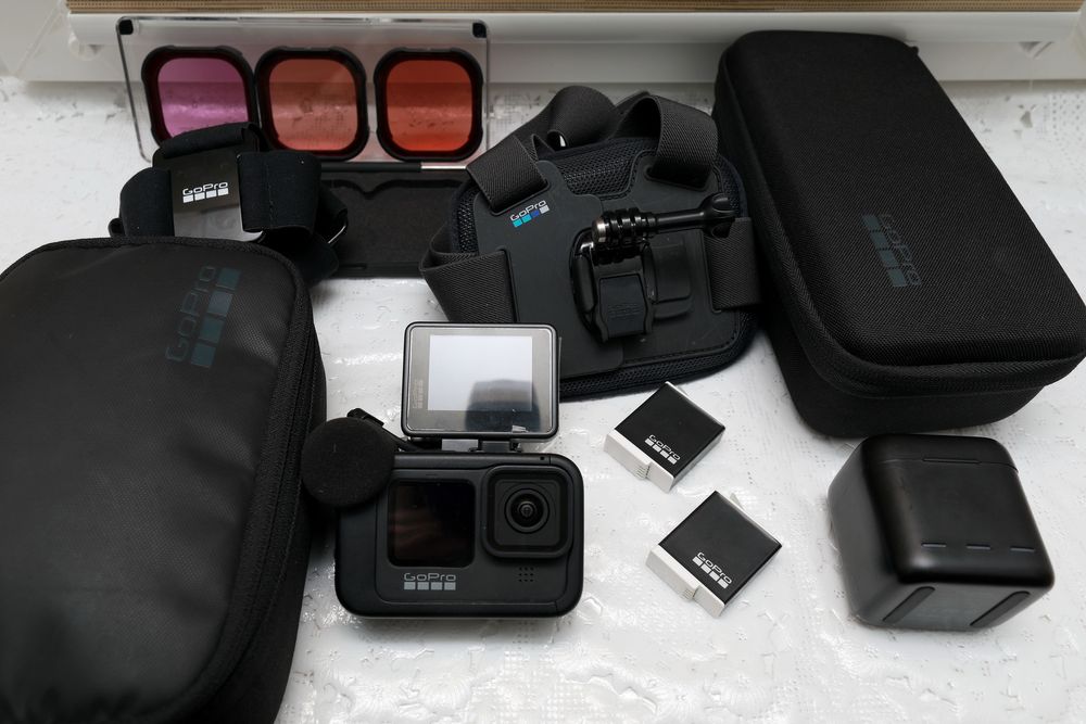 GoPro Hero 9 Black з аксесуарами повний комлект