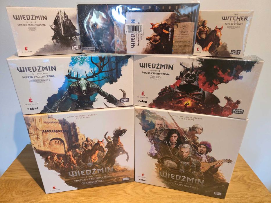 Wiedźmin Ścieżka Przeznaczenia DELUXE - ALL IN + Geralt na Płotce