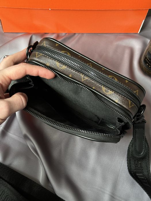 Чоловіча сумка Louis Vuitton мужская сумка барсетка мессенджер через плечо бананка клатч