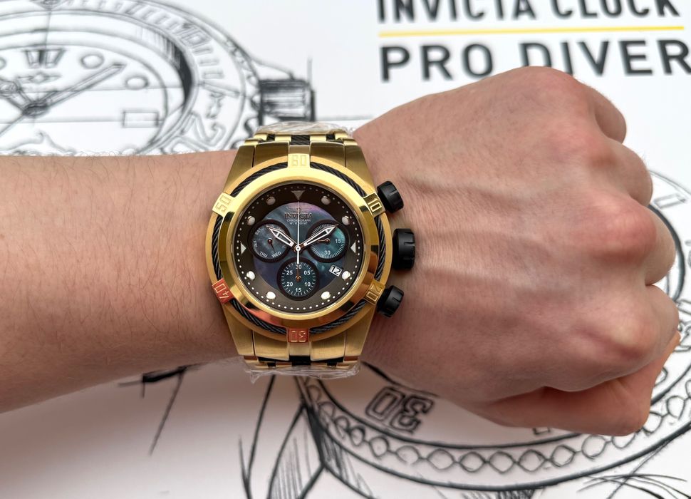 Мужские часы Invicta 29737 Reserve Bolt Zeus Swiss 53 mm. 200 MT.