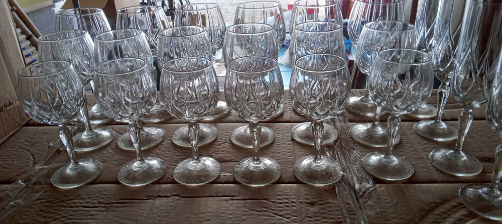 Serviço Copos de Cristal