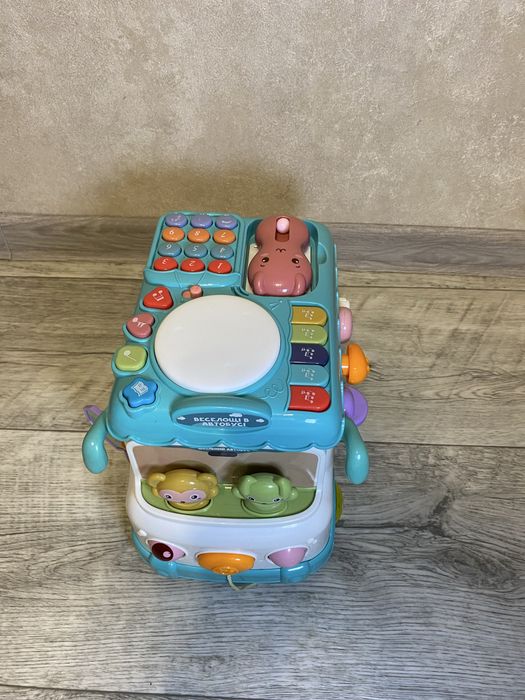 Інтерактивна іграшка дитячий автобус, розвиваюча іграшка, автобус