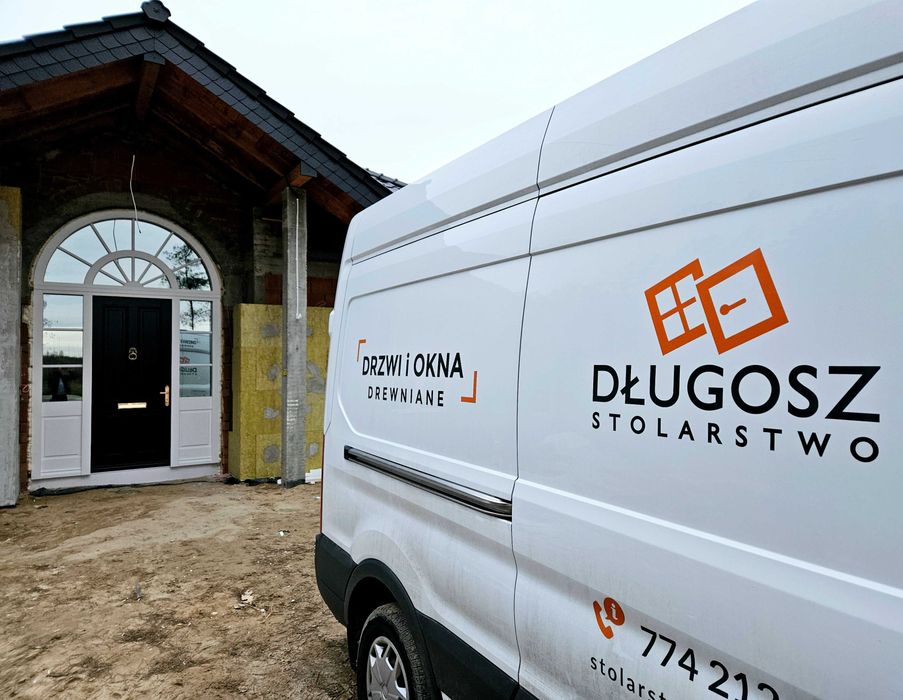 Drzwi DŁUGOSZ zewnętrzne łukowe naświetla Willa Parkowa MG Projekt