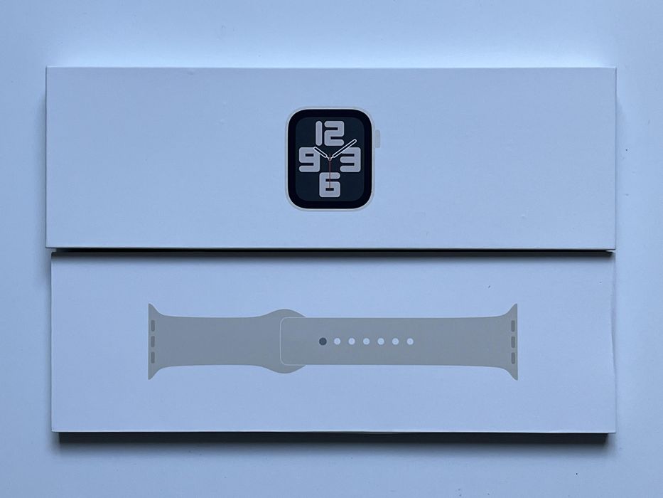 OUTLET Apple Watch SE 2gen Księżycowa S/M FV23 Bat 100%