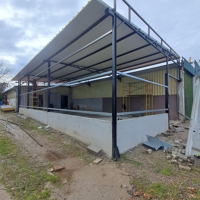 Coberturas em estrutura metalica