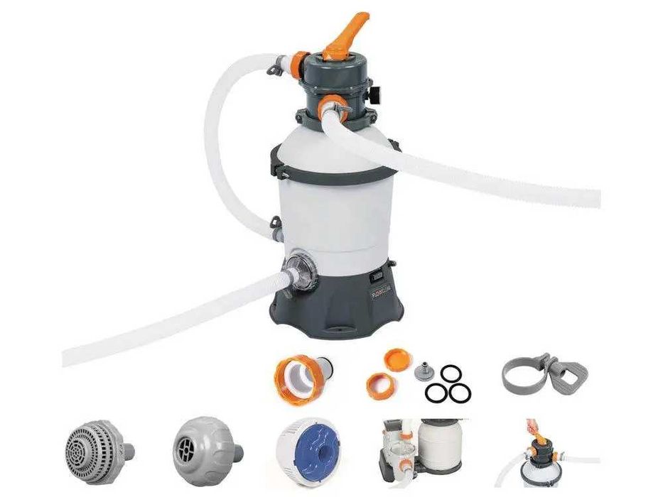 Каркасный бассейн Bestway 56457 Размер 412х201х122см песочный фильтр