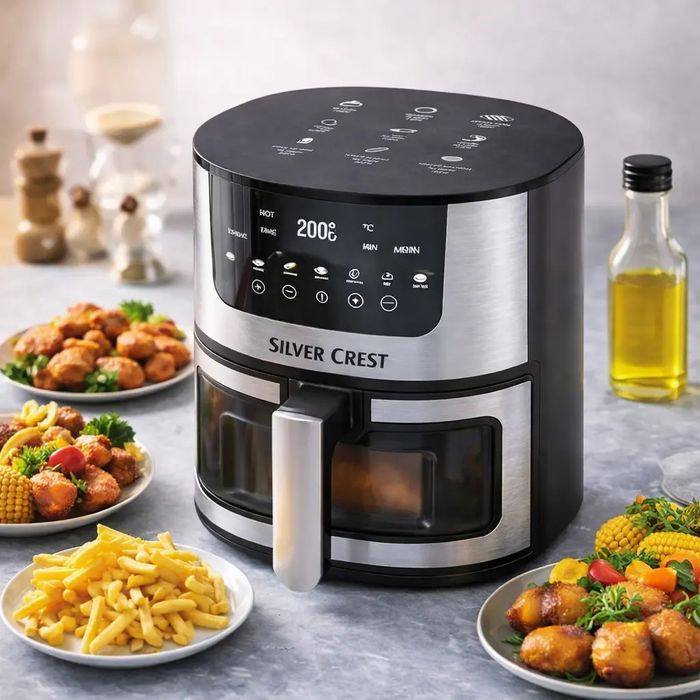 Потужний аерогриль Silver Crest SC-8855S 8 л 4200 Вт