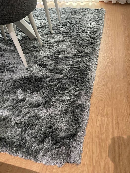Carpetes para Sala e Quartos (Cinza Pelo Alto)