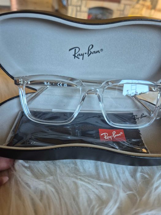 Ray Ban oprawki transparentne