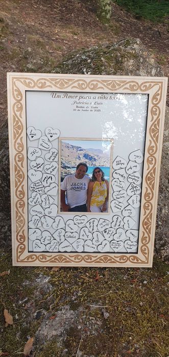 Quadro de assinaturas cerimónia