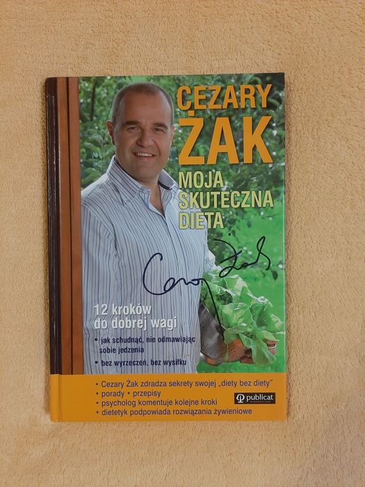 książka: Cezary Żak - "Moja skuteczna dieta"  (stan bardzo dobry)
