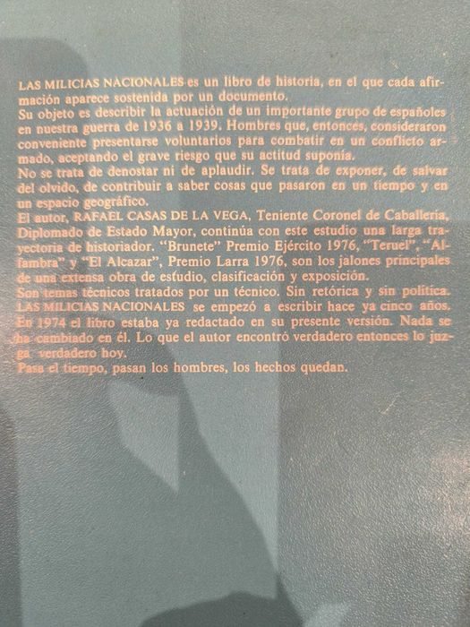 Livro "LAS MILICIAS NACIONALES - 2 TOMOS" de Rafael Casas de la Vega