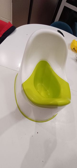 Дитячий горщик IKEA LOCKIG, білий/зелений, 601.931.28