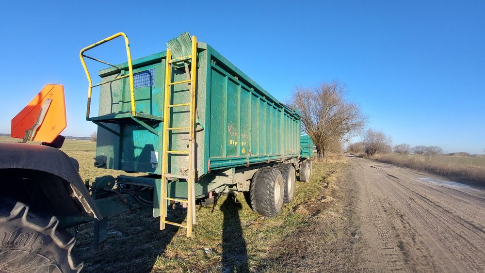 Przyczepa wywrotka trzystronna Krampe tandem