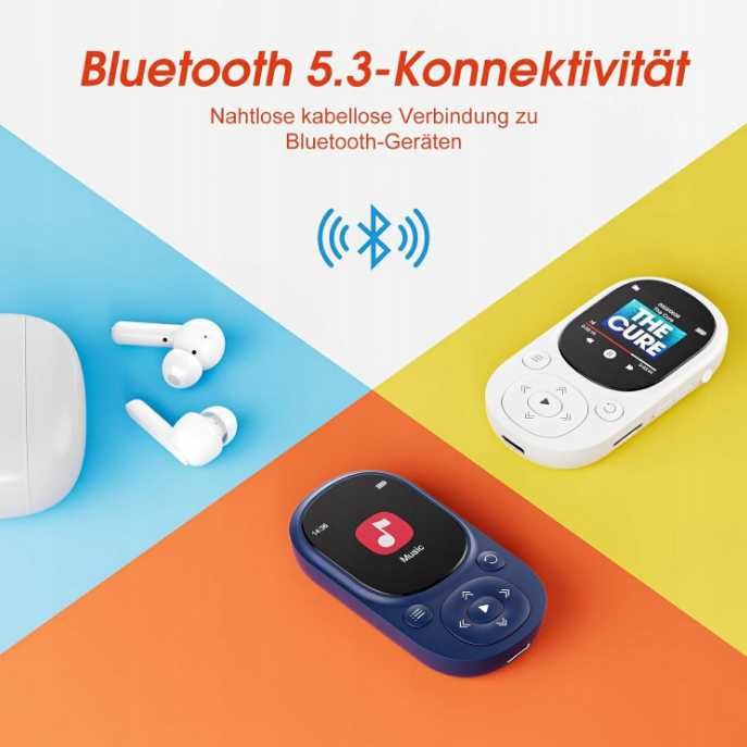 Odtwarzacz MP3/MP4 Digital LCD 1.44-calowy ekran 32GB pamięci ttst803