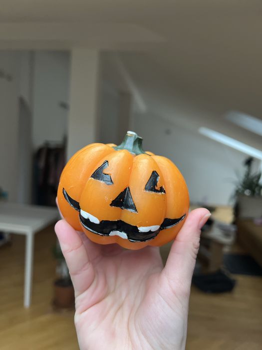 Свічка гарбузик на Хеловін