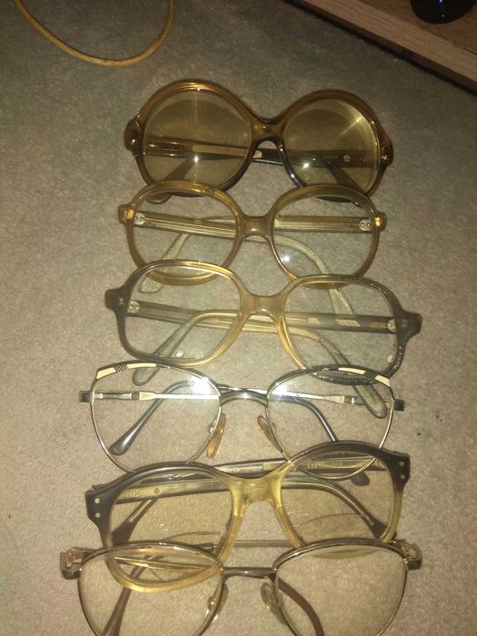 Okulary vintage 6szt