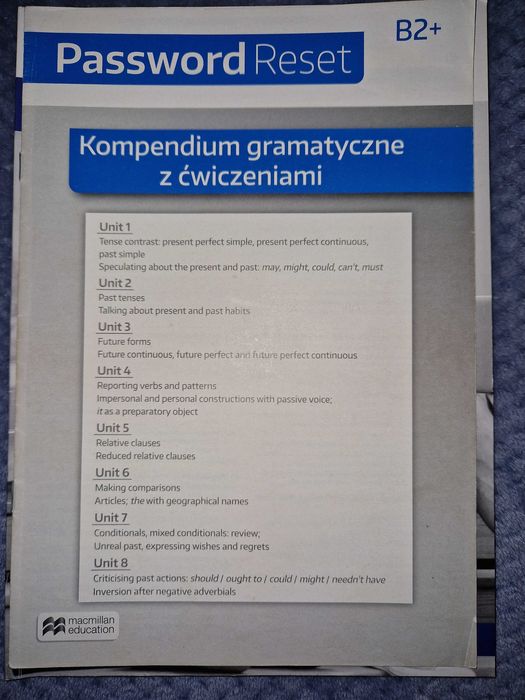 Password Reset B2+  podręcznik (z kodem) + kompendium gramatyczne