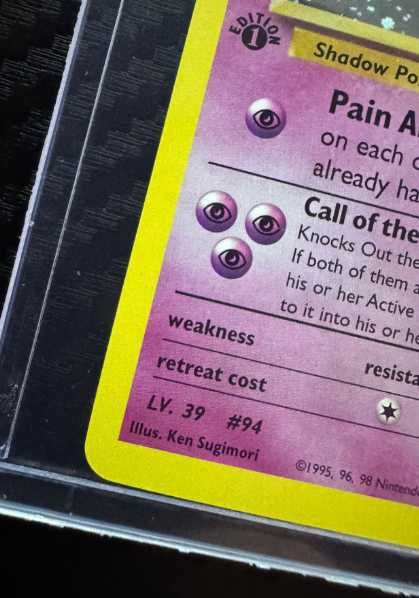 Sabrina's Gengar Holo 1ª Edição 14/132