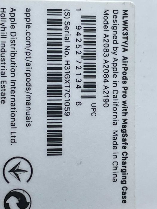 AirPods Pro Originais 1a Geração