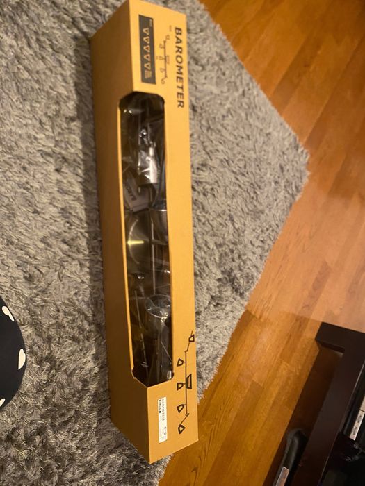 Candeeiro Barometer prateado, novo, Ikea