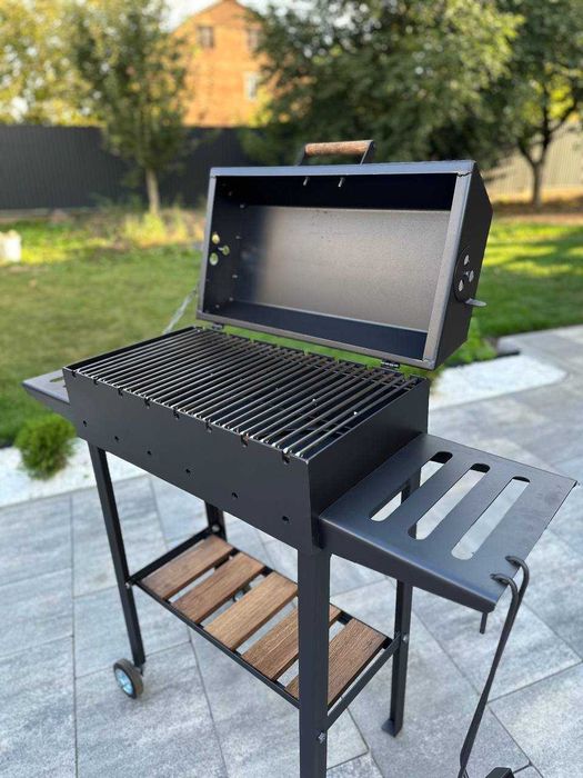 Мангал 4 мм з решіткою-гриль! Мангал-барбекю! Мангал на колесах!