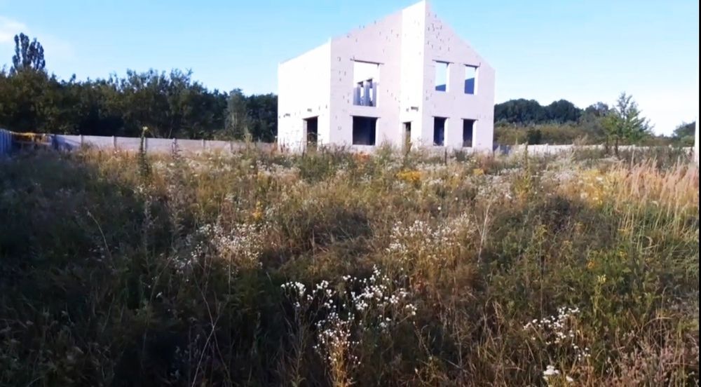 Продам участок 12с с недостроем с.Затишне Бабки/Высокий