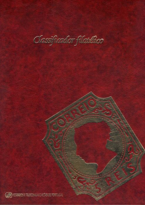 Álbum classificador filatélico e selos 1979 a 1992 Portugal