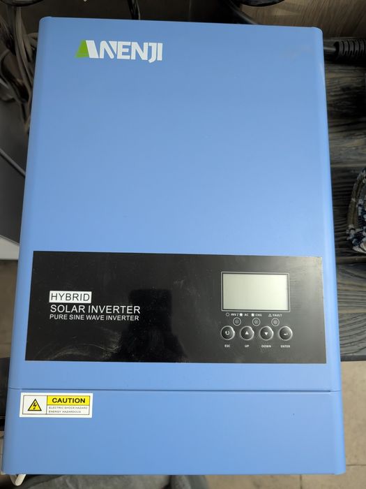 Гібридний інвертор Anenji ANJ-6200W 48V Wi-Fi 5кВт