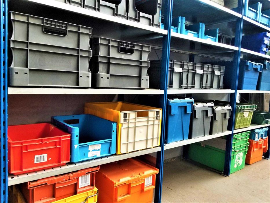 Regał Magazynowy Metalowy Półkowy Garaż Warsztat Piwnica 60x220x312cm.