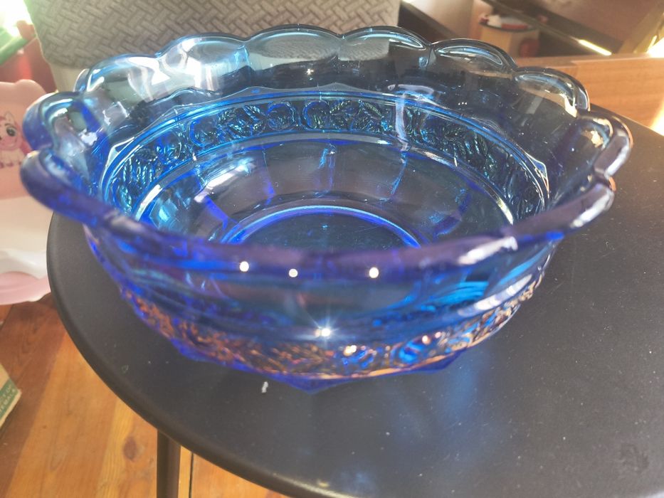 Stara misa art Deco niebieska