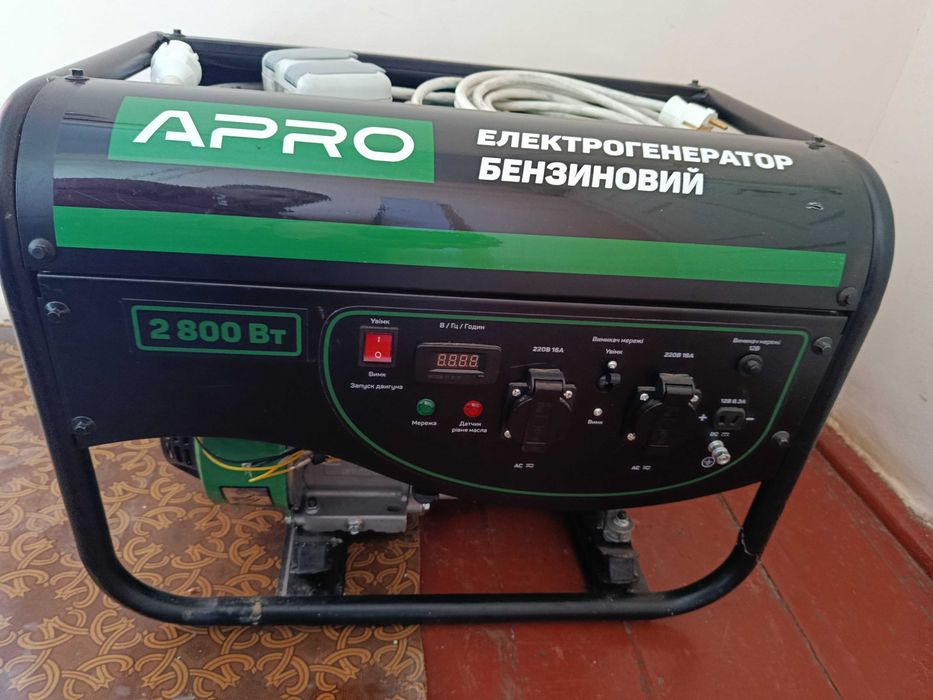 Продам генератор APRO 2.8 кВт