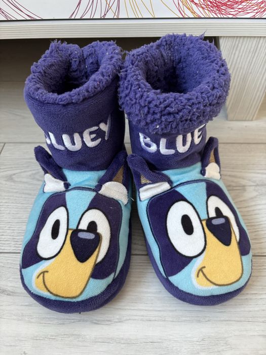 Miękkie wciągane kapcie za kostkę Bluey r. 27/28