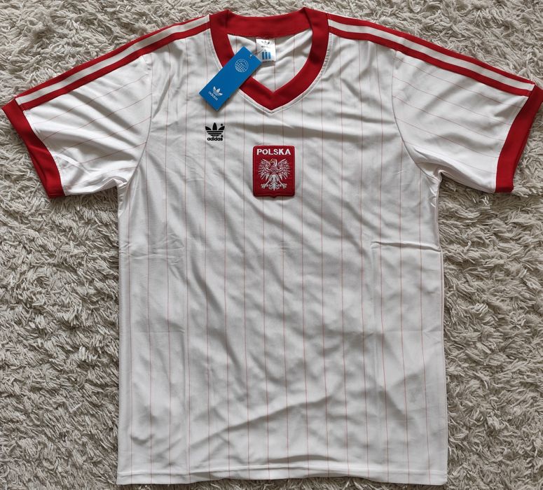 Okazja! Koszulka Adidas reprezentacji Polski z España 82, nr 20