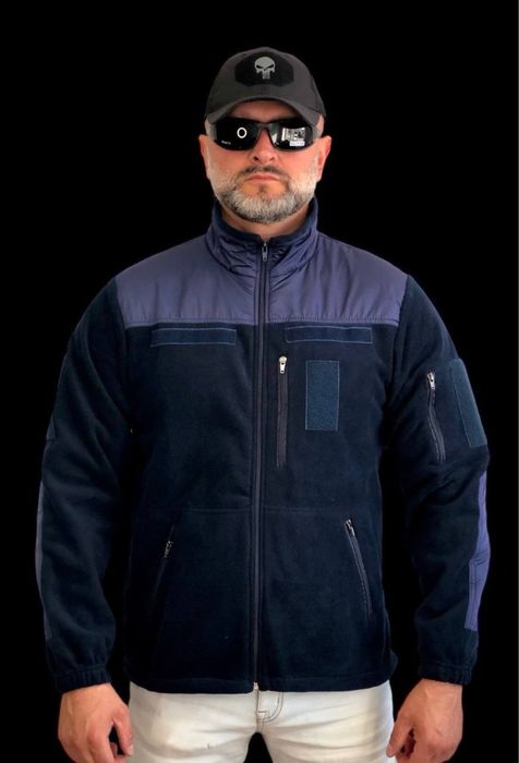 Флісові кофти. Синя(ДСНС), чорна(поліція), мультикам, піксель, олива