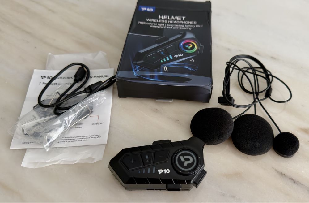 Intercomunicador Bluetooth para capacete