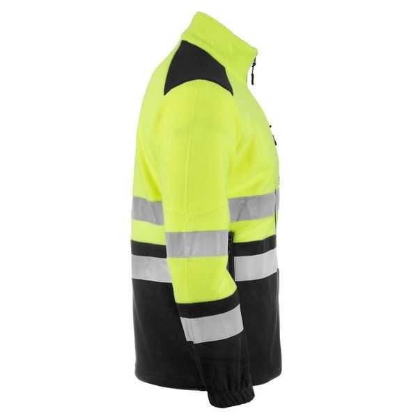 Polar roboczy fluorescencyjny z pasami odblaskowymi WIOSNA / JESIEŃ