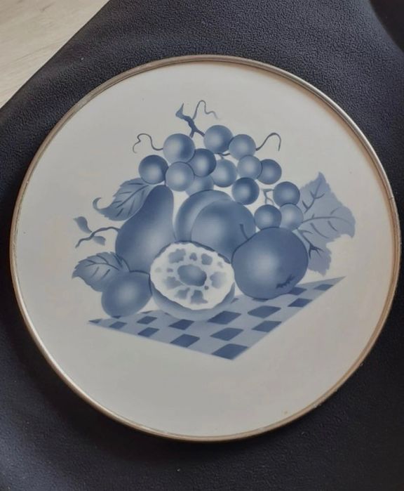 Antique Majolica Ceramic Trays