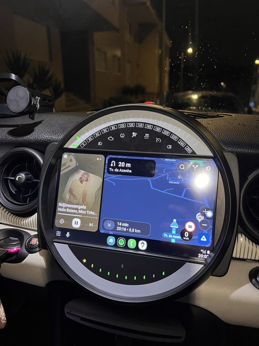 Radio Mini Cooper 2006/2015 carplay Bluethoot Android Auto