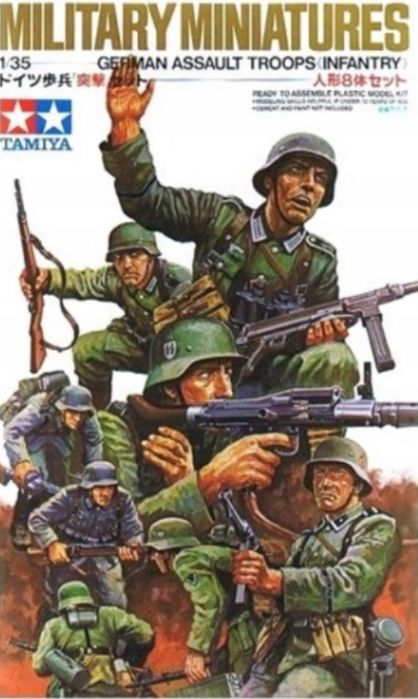 Model 1/35 figurki German Assault Troops Infantry Tamiya 35030