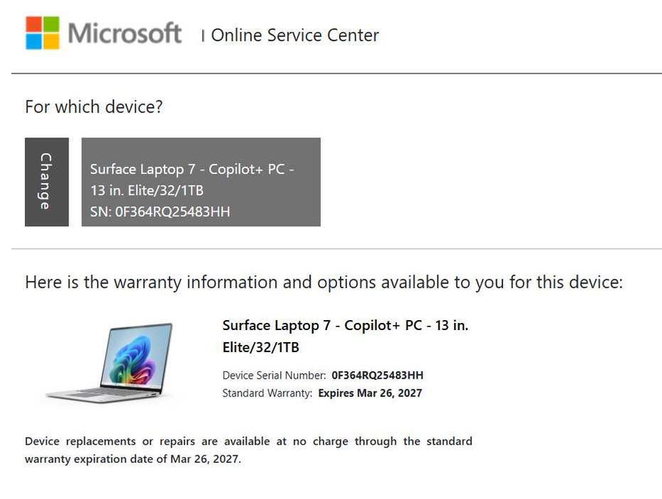 Microsoft Surface Laptop 7 13,8" 2K/Snapdragon X Elite/32 RAM/1TB SSD