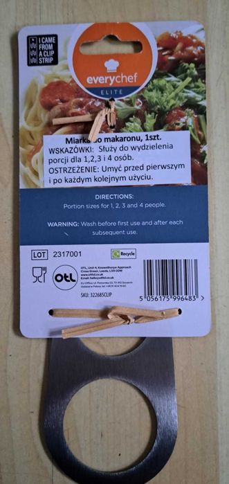 Miarka do makaronu Spaghetti