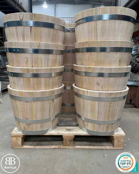 Vasos/Celhas/Dornas de madeira Novos ou usados