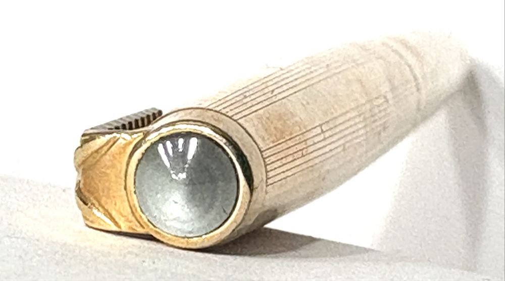 Fantástica caneta lapiseira PARKER 61-65 vintage com plaque de ouro