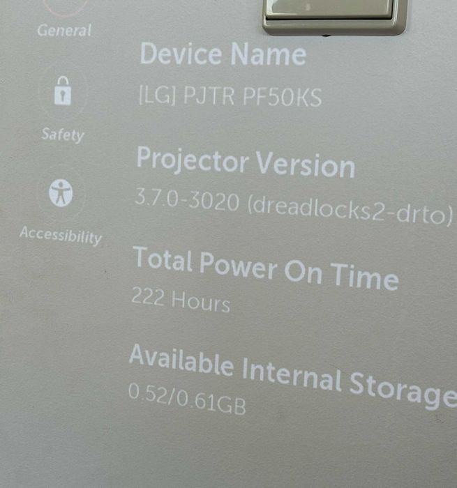 Projector LG CineBeam PF50KS