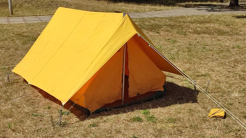 Namiot z 1966 roku Legionowo Necko 2 - PIĘKNY STAN - PRL