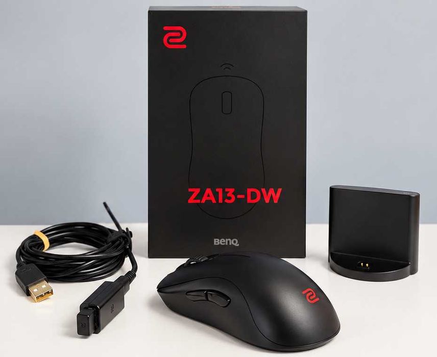 ZOWIE ZA13-DW Wireless | Pouquíssimo Uso | Com Caixa e Acessórios