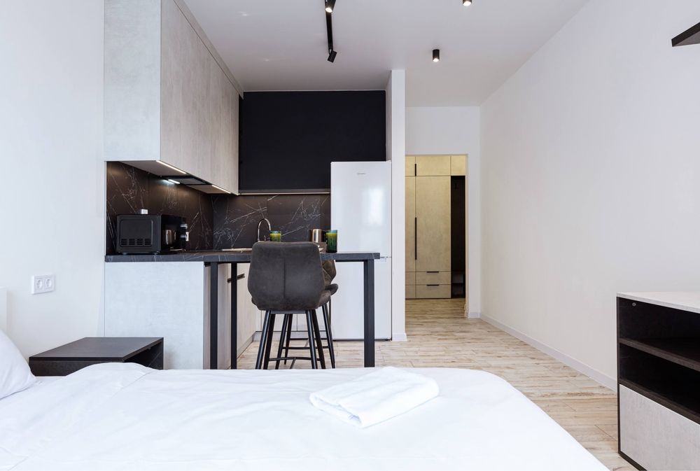 Квартира-студія в «Нивки Парк». Ванна. Метро Нивки. Центр